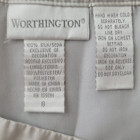 Silk Midi Skirt from Worthington - Picture 7 of 8